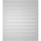 Ekena Millwork Vertical Surface Mount PVC Gable Vent: Functional, w/ 2"W x 2"P Brickmould Sill Frame, 28"W x 32"H GVPVE28X3203SF - alternate 4